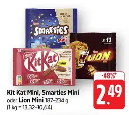 Edeka Kit Kat Mini, Smarties Mini, oder Lion Mini Angebot
