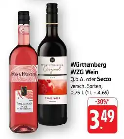 Edeka Württemberg WZG Wein Angebot