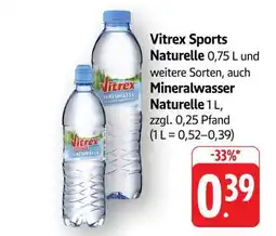 Edeka Vitrex Sports Naturelle Angebot