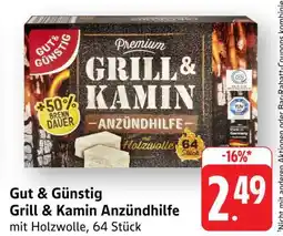 Edeka Gut & Günstig Grill & Kamin Anzündhilfe Angebot