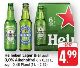 Edeka Heineken Lager Bier Angebot