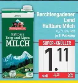 Edeka Berchtesgadener Land Haltbare Milch Angebot