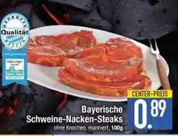 Edeka Bayerische Schweine-Nacken-Steaks Angebot