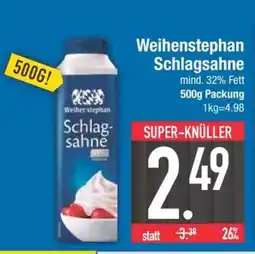 Edeka Weihenstephan Schlagsahne Angebot