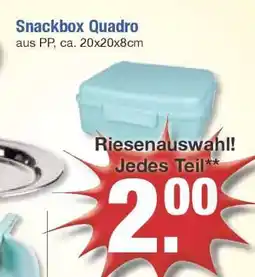 Edeka Snackbox Quadro Angebot