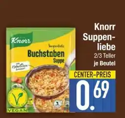 Edeka Knorr Suppenliebe Buchstaben Suppe Angebot