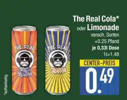Edeka The Real Cola oder Limonade Angebot