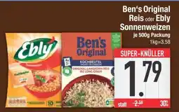 Edeka Ben's Original Reis oder Ebly Sonnenweizen Angebot