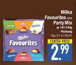 Edeka MILKA Favourites oder Party-Mix Angebot