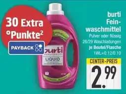 Edeka burti Feinwaschmittel Angebot
