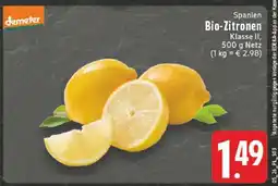 Edeka Spanien Bio-Zitronen Angebot
