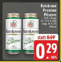 Edeka Ratskrone Premium Pilsener Angebot