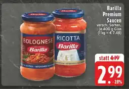 Edeka Barilla Premium Saucen Angebot