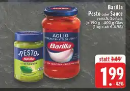 Edeka Barilla Pesto oder Sauce Angebot