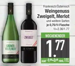 Edeka Weingenuss Zweigelt, Merlot Angebot