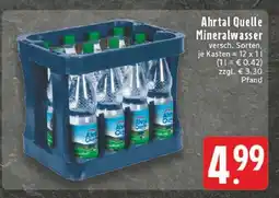 Edeka Ahrtal Quelle Mineralwasser Angebot