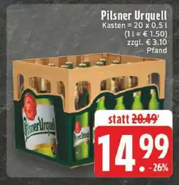 Edeka Pilsner Urquell Angebot