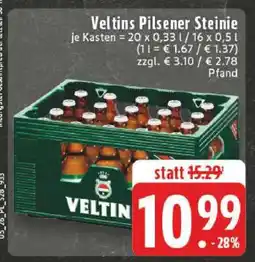Edeka Veltins Pilsener Steinie Angebot