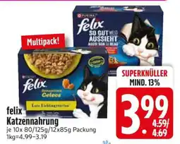 Edeka felix Katzennahrung Angebot