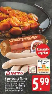 Edeka Currywurst-Alarm Angebot