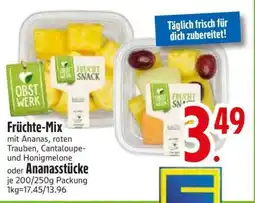 Edeka Früchte-Mix oder Ananasstücke Angebot