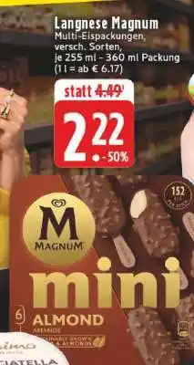 Edeka Langnese Magnum Angebot