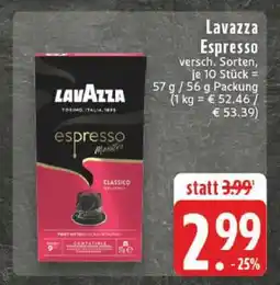 Edeka LAVAZZA Espresso Angebot