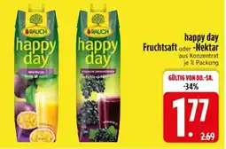 Edeka happy day Fruchtsaft oder -nektar Angebot