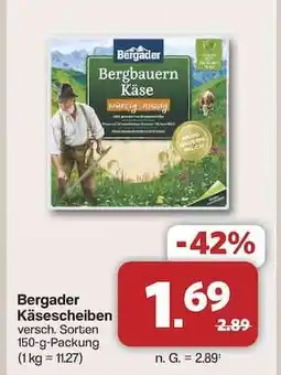 Famila Nord Ost Bergader Käsescheiben Angebot