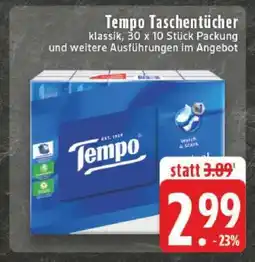 Edeka Tempo Taschentücher Angebot