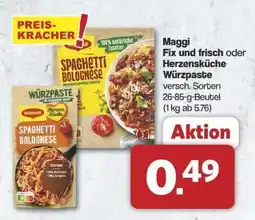 Famila Nord Ost Maggi Fix und frisch oder Herzensküche Würzpaste Angebot