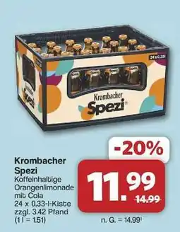 Famila Nord Ost Krombacher Spezi Angebot