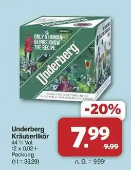 Famila Nord Ost Underberg Kräuterlikör Angebot