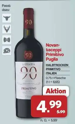 Famila Nord Ost Novantaceppi Primitivo Puglia Angebot