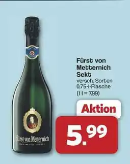 Famila Nord Ost FÜRST VON METTERNICH Sekt Angebot