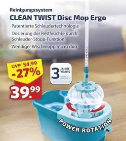 Famila Nord Ost CLEAN TWIST Disc Mop Ergo Angebot