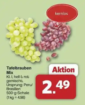 Famila Nord Ost Tafeltrauben Mix Angebot