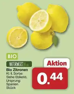 Famila Nord Ost Bio-Zitronen Angebot