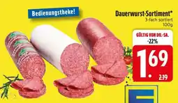 Edeka Dauerwurst-Sortiment Angebot