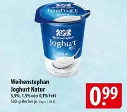 Famila Nord Ost Weihenstephan Joghurt natur Angebot