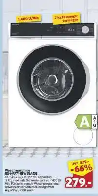 Famila Nord Ost Waschmaschine ES-NFA714BWNA-DE Angebot