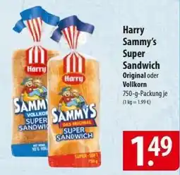 Famila Nord Ost HARRY Sammy's Super- Sandwich Angebot