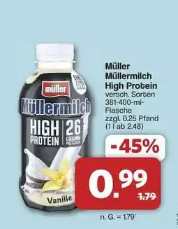 Famila Nord Ost Müller Müllermilch High Protein Angebot