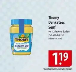 Famila Nord Ost Thomy Delikatess Senf Angebot