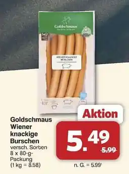 Famila Nord Ost Goldschmaus Wiener knackige Burschen Angebot