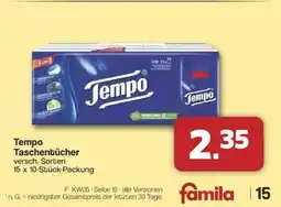 Famila Nord Ost Tempo Taschentücher Angebot