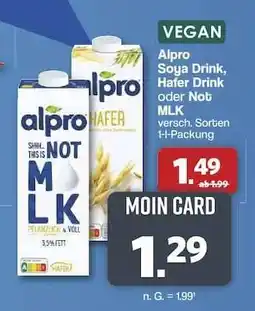 Famila Nord Ost Alpro Soya Drink, Hafer Drink oder Not MLK Angebot