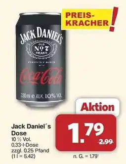 Famila Nord Ost Jack Daniel’s Dose Angebot