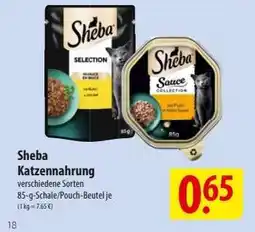 Famila Nord Ost SHEBA Katzennahrung Angebot