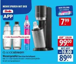 Famila Nord Ost SodaStream Wassersprudler Duo titan Vorteilspack Angebot